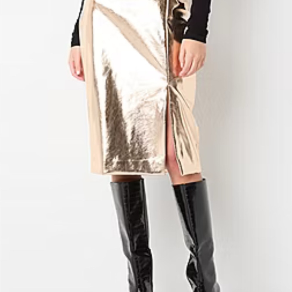 Worthington Elegant Gold Women's Skirt